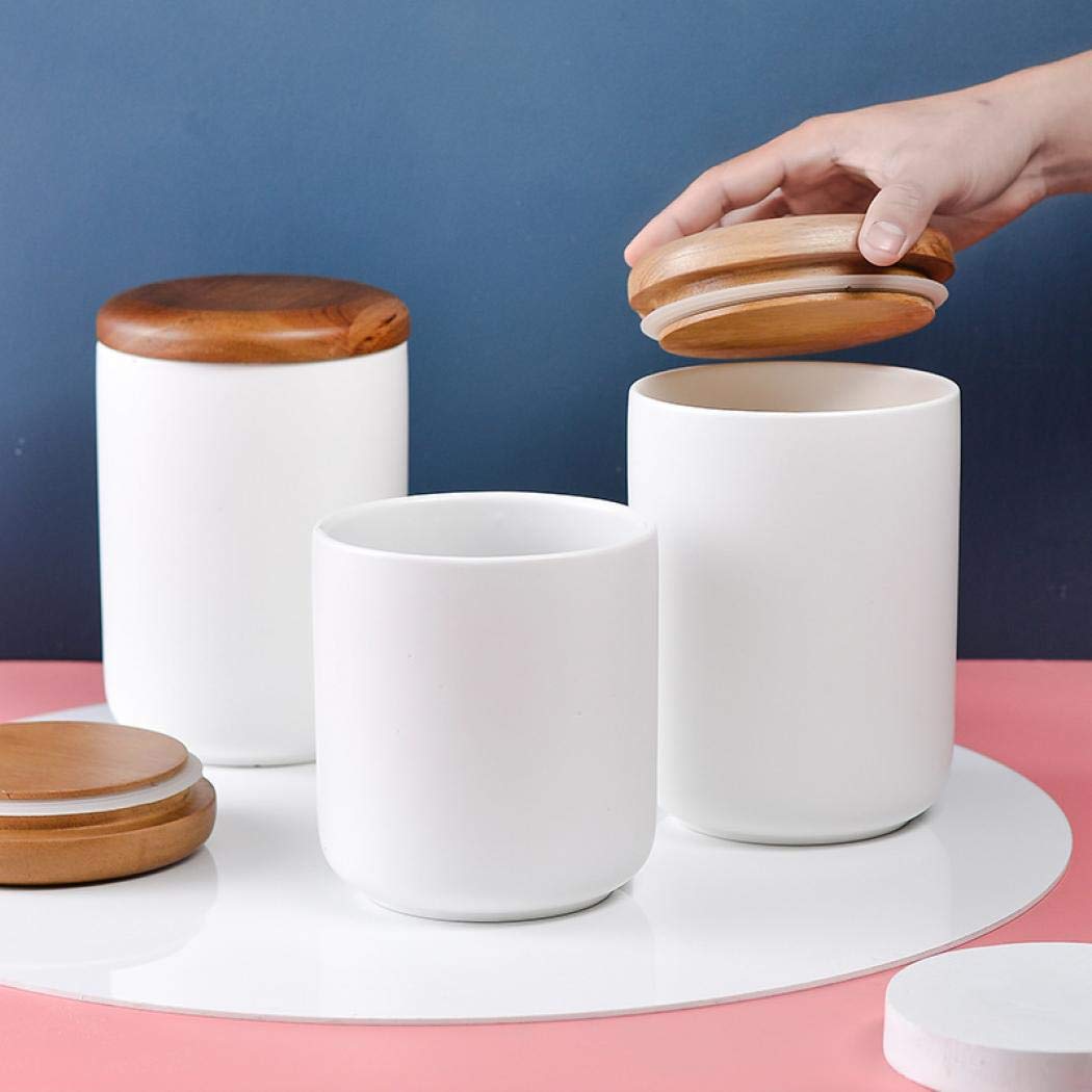 Amazon | 保存容器 陶器キャニスター セラミック 湿気を防ぐ 密閉蓋